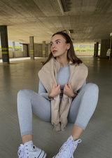 RIBfem Seamless Leggings Light Grey