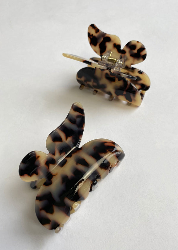 BUTTERFLY CLIP BLONDE TORTOISE