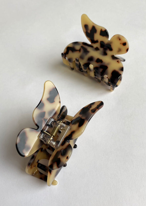 BUTTERFLY CLIP BLONDE TORTOISE
