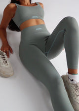 Safari Leggings Blue-Grey