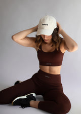 Safari Ribbed Leggings Wine