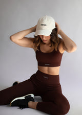 Safari Ribbed U Bra Wine