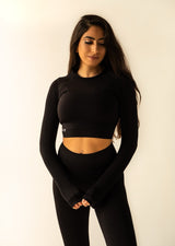 RIBfem Seamless Long Sleeve Black