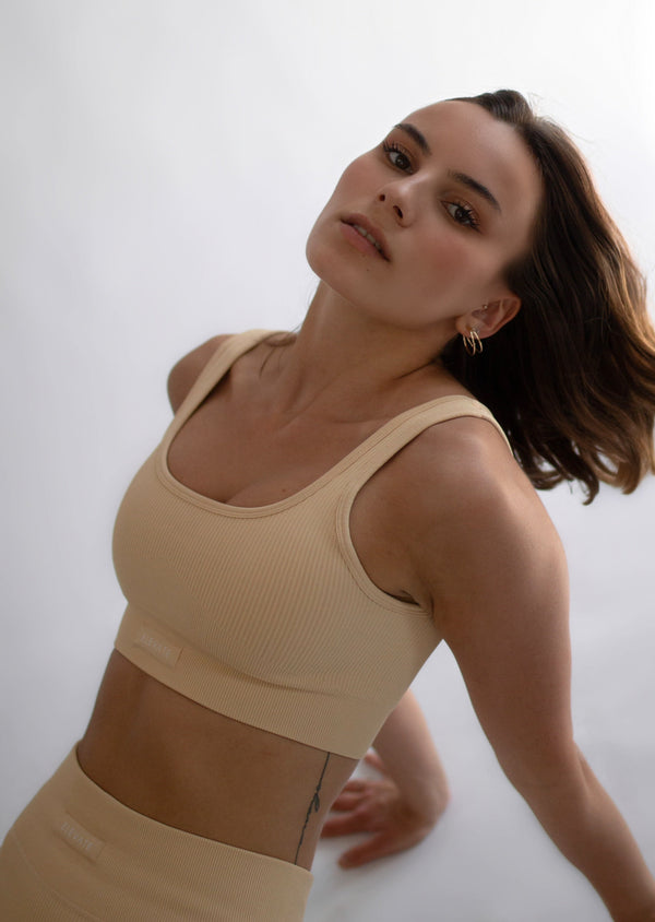 Safari Ribbed U Bra Milk